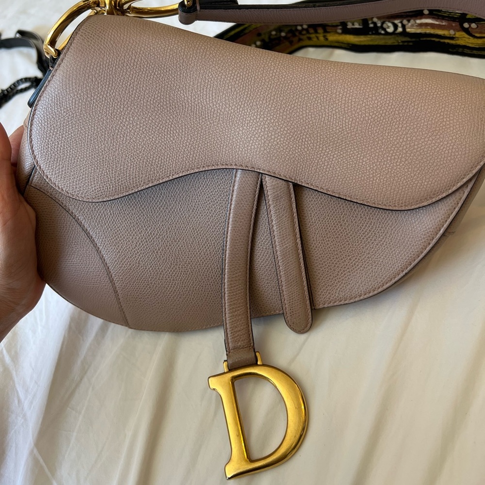 Dior saddle bag with strap